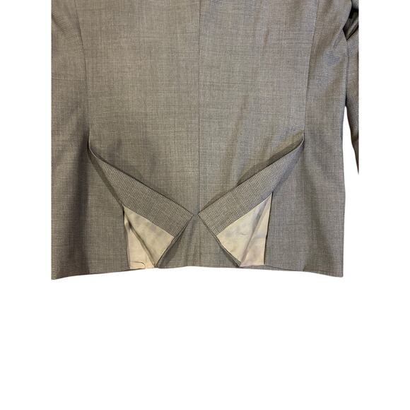 BOSS Grey Super 100 Lightweight 100% Virgin Wool Blazer Jacket Mens 40R 40 R - Picture 10 of 14